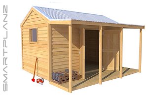 TImber Veranda Shed