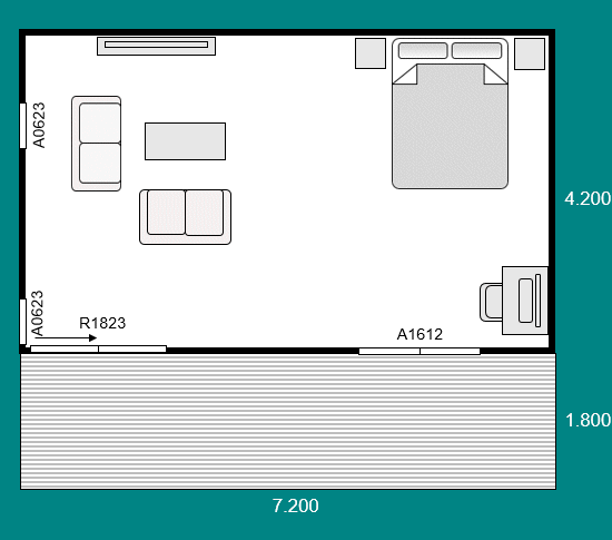 CN7242 teal