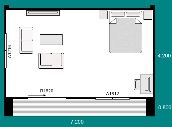 BX7242 teal