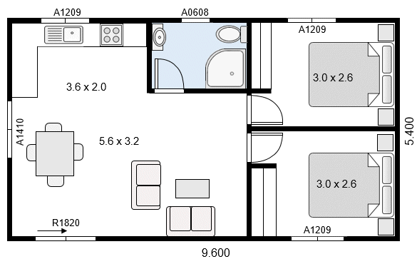 Plan Bach 9654d