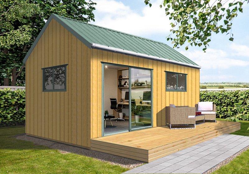 Gable Zen Cabin Design